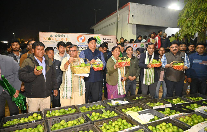 Tripura exports 15,000 scented lemons to Kolkata; organic farming crosses 20,000 hectares