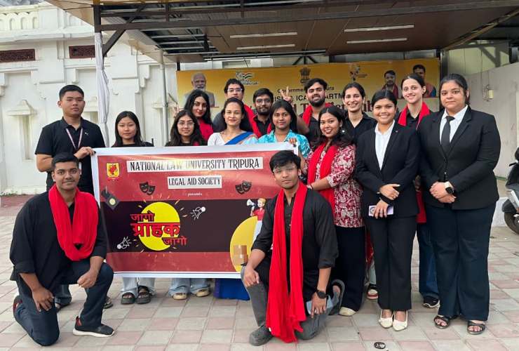 NLU Tripura legal aid Society stages ‘Jago Grahak Jago – Humara Haq, Humari Awaaz’ drama to empower consumer rights