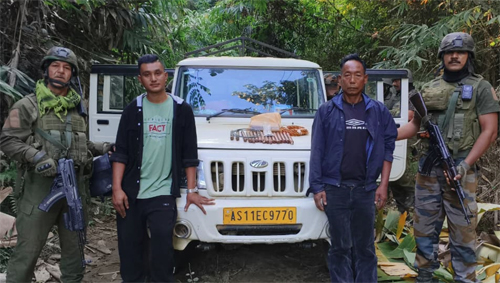 Assam Rifles recovers huge quantity of explosives on Jiribam-Tipaimikh road, Manipur