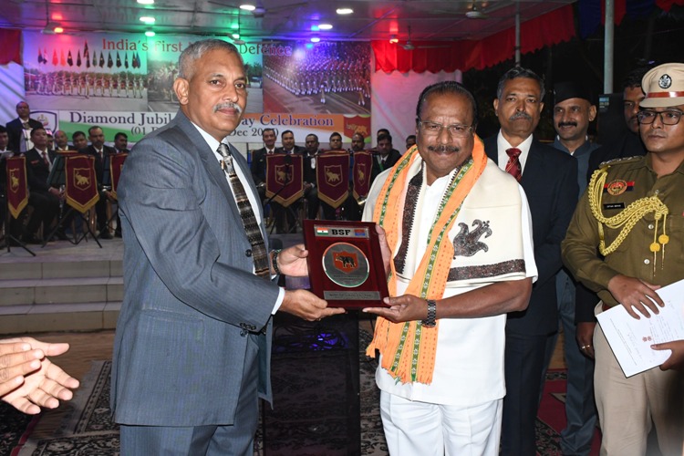 Tripura Governor graces BSF Raising Day celebration