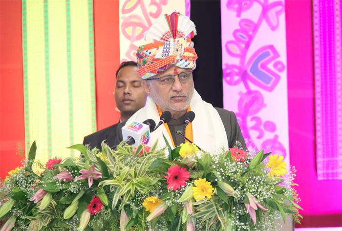 Vice-President CP Radhakrishnan addresses the 14th convocation of Tripura University