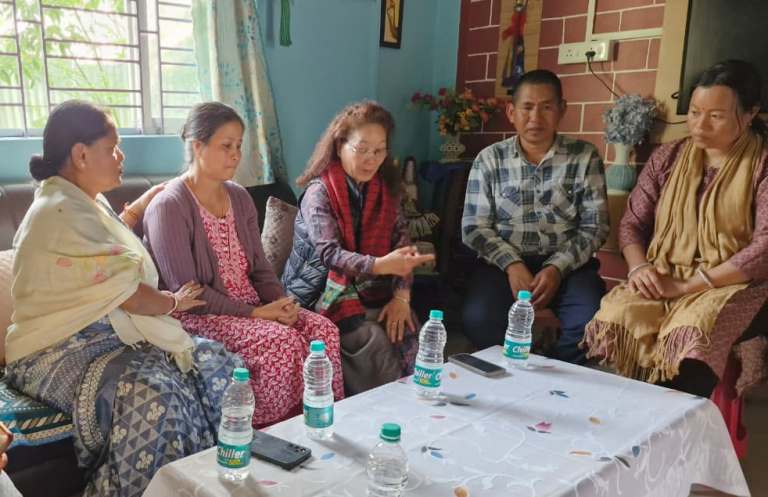 Mahila Congress leaders meet Angel Chakma’s parents, demand CBI probe