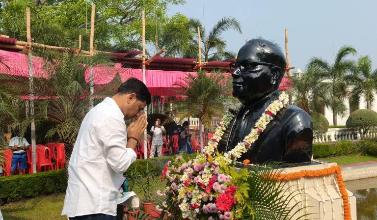 Birth anniversary of Dr. BR Ambedkar observed in Agartala with tribute to his ideals