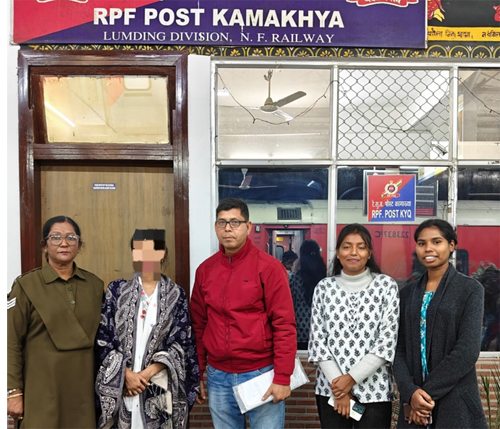 RPF of Northeast Frontier Railway ensures child safety with timely rescue operations